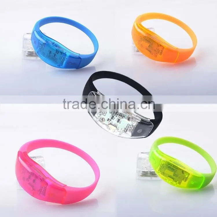 2016 Festive & Party Decoration LED Bracelet Manufacture,silicon led bracelet