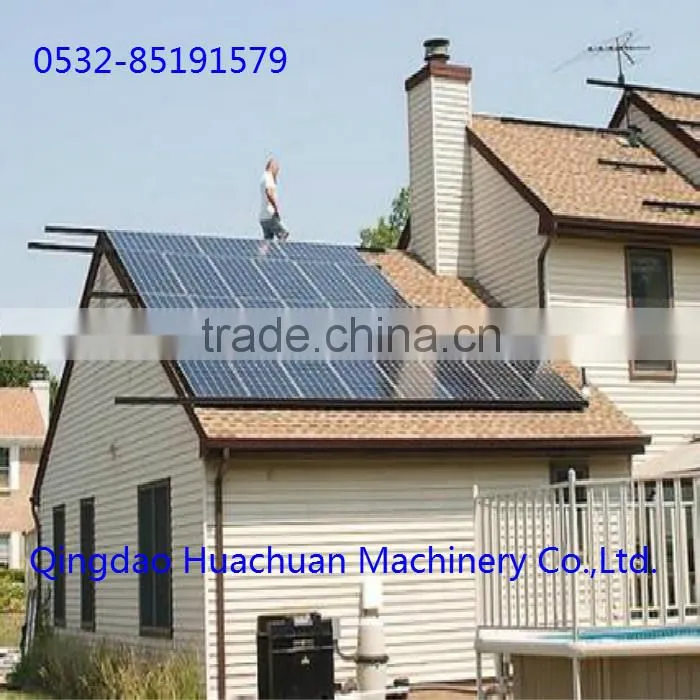 Ground Single Pole (Adjustable) Solar PV Mounting System - Pole Rack System