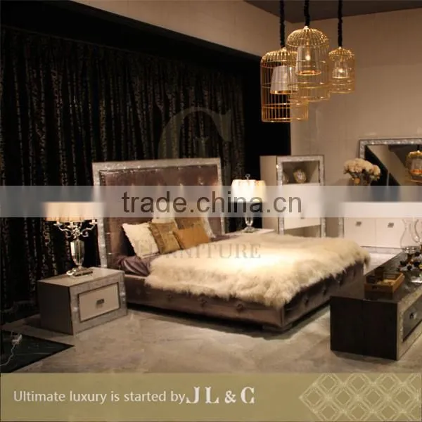 2014 luxury & Best selling crystal mdf melamine cabinet door and drawer front JB14-03 from china supplier-JL&C Furniture
