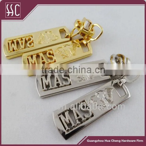 Reversible Zipper Slider ,Double Puller Zipper Slider,Metal Custom Zipper Puller Design