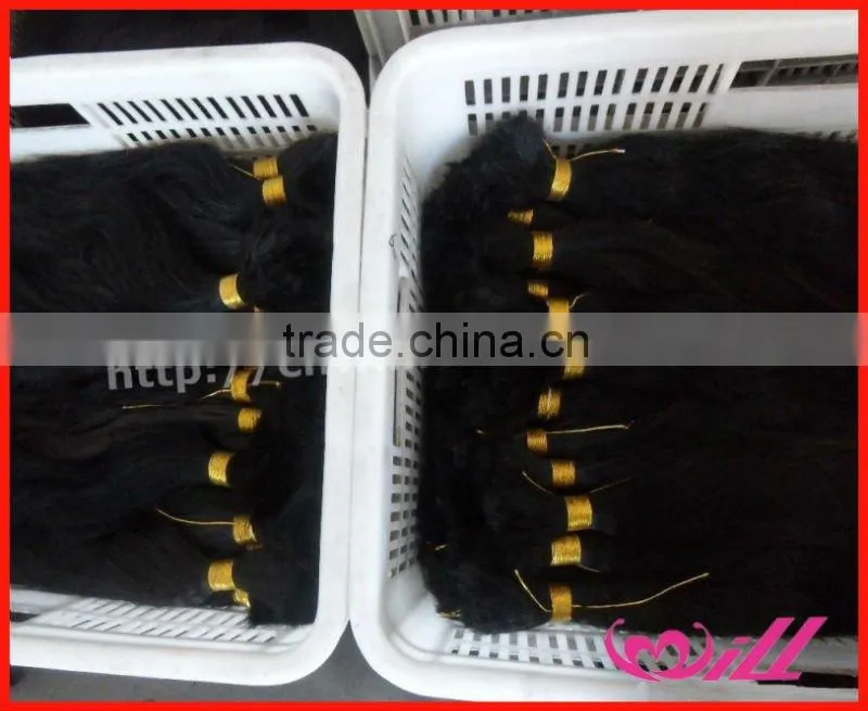 Top Quality Indian Remy Braid Hair Pretty Human Remy Hair Bulk Human Indian Remy Hair