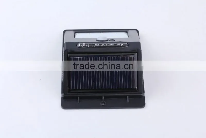 water proof solar led wall light solar panel outdoor wall mounted led wall light