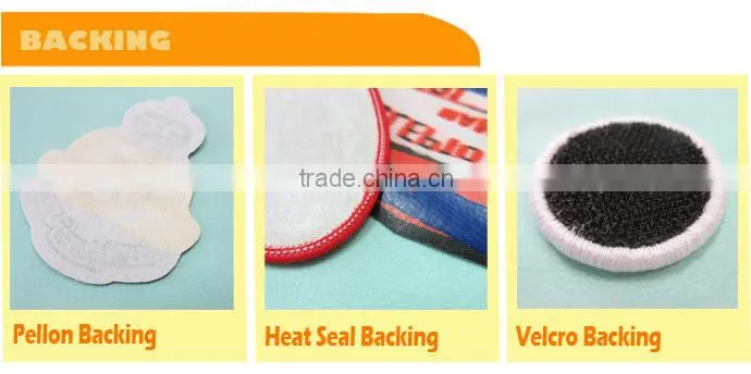 In-house Produced Embroidery Textile Badges, Machine Embroidery Designs Badges Produced in China