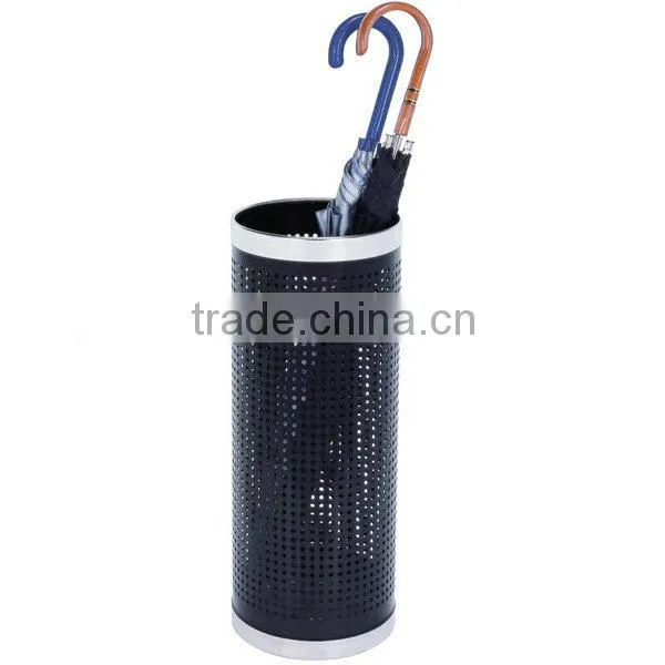 Indoor round shape steel umbrella basket,umbrella holder container,umbrella stand