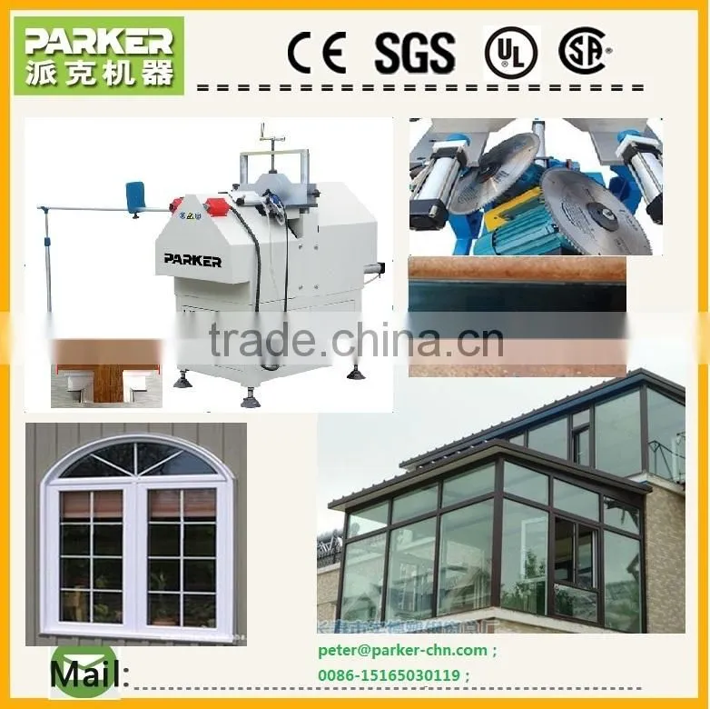 PVC Profile V-cutting saw upvc and pvc relative cutting saw/V-shaped cutting saw machine for pvc profile