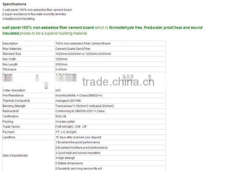 China LQ high temperature insulation board