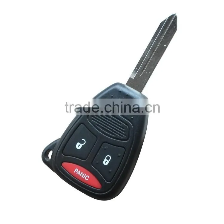 Best price 3 buttons remote key cover for chrysler key case with battery holder