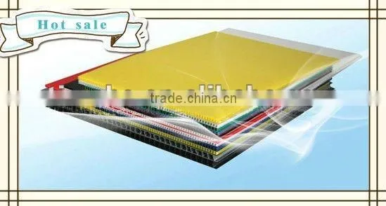 Folding corrugated plastic box packaging