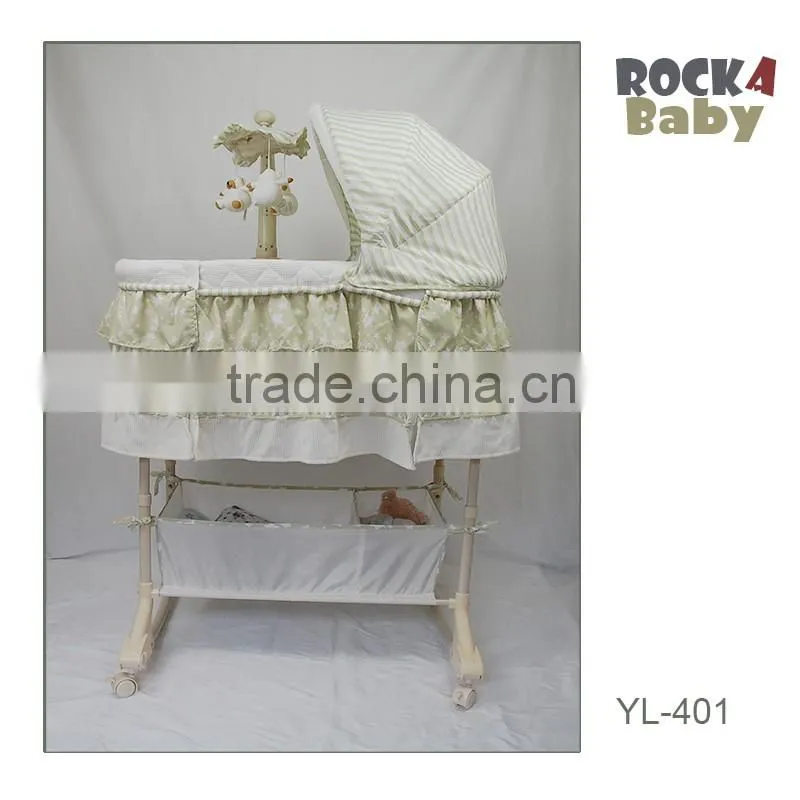Baby Bassinet folded,Foldable baby swing bassinet, baby bassinet with rocker