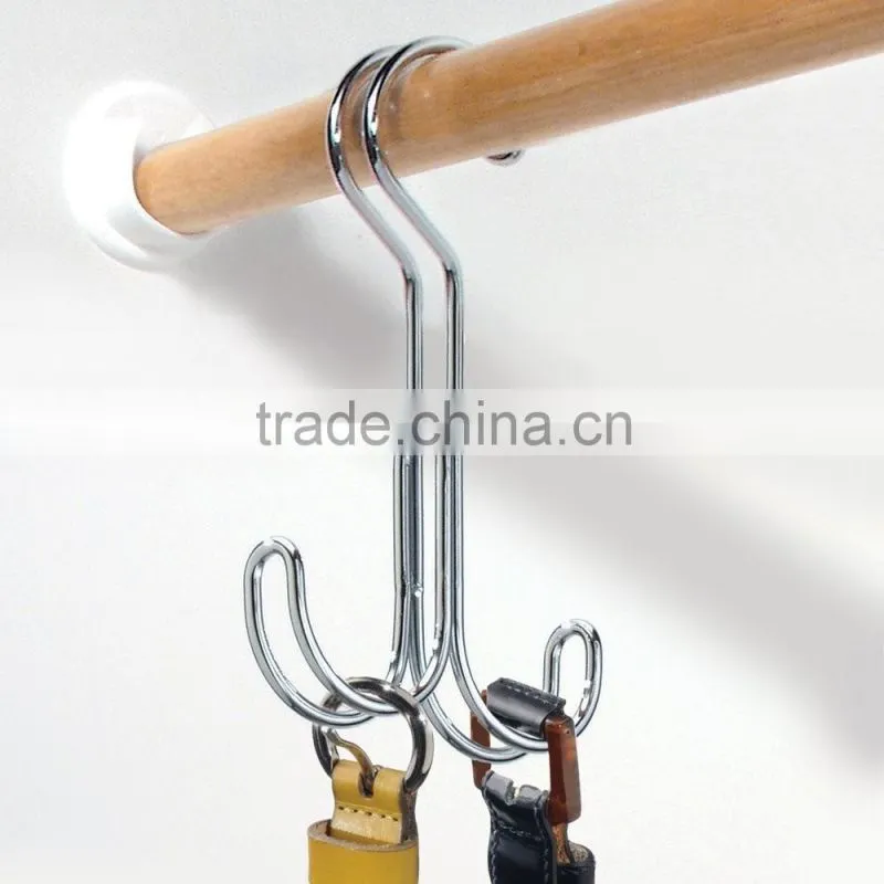 Chrome/Bronze Over The Rod Single/Dual Accessory Hook