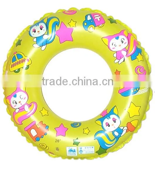 Printing Lele cat PVC inflatable swimming ring