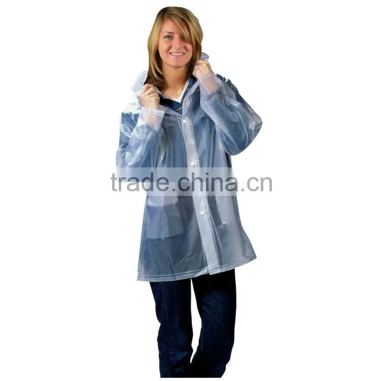 Oem Factory 100% Transparent Cheap Pvc Raincoat For Worker - Buy Pvc Raincoat,Fashionable Rain Poncho,Clear Rain Poncho