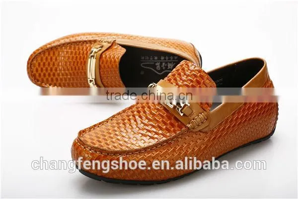 Men casual flat leather shoe/elevator shoes/casual breathable shoes