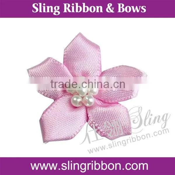 High Quality Handmade Ribbon Flower Wholesale