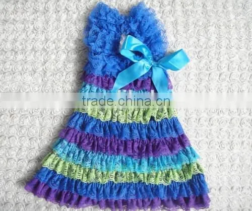 Cheap And Fine Baby Lace Rompers Children Girl Bow Baby Lace Rompers