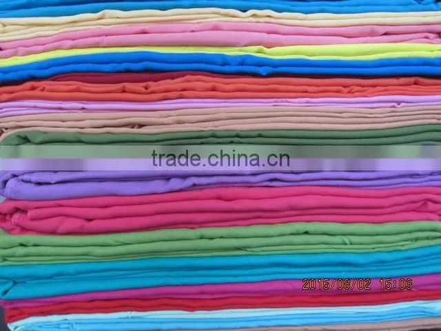 china suppliers make to order 45*45 100*80 115gsm air-jet dyed rayon fabrics, solid 100% rayon fabric
