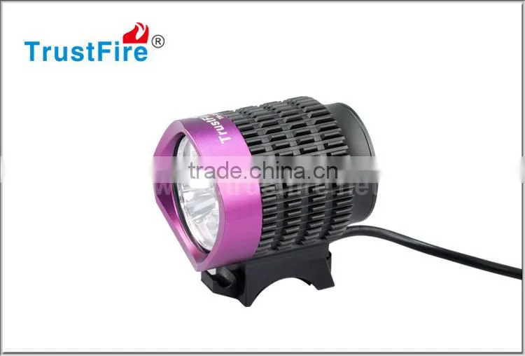 TR-D008 best bicycle led light 2000lumens CREE bicycle light TrustFire bike front light with rechargeable battery pack