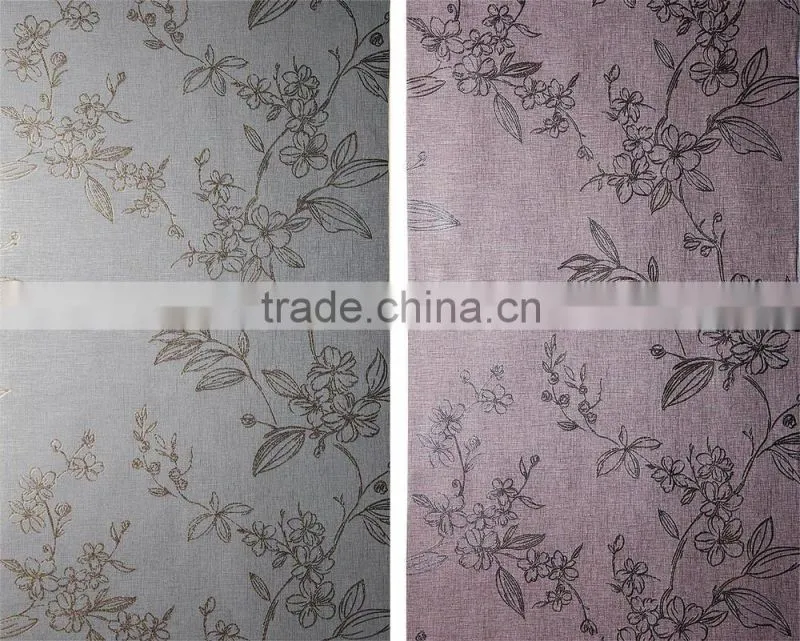 floral sky blue color home decor wallpaper
