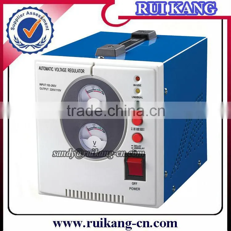 Household universal voltage regulator, 500w-5000w voltage stabilizer,automatic voltage regulator 220V 110V