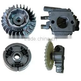 chain saw spare parts from 25cc to105cc displacement