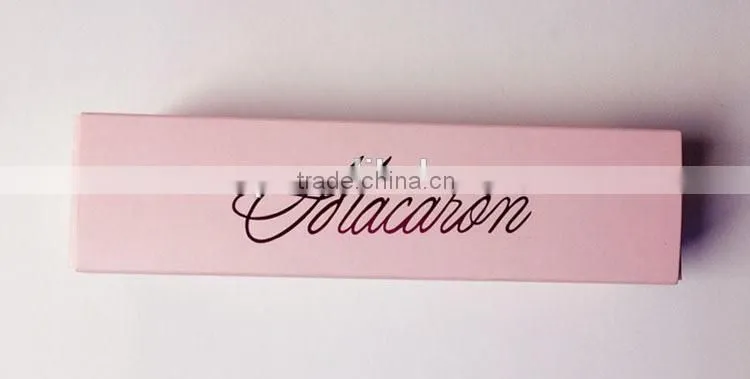 High quality fancy colored Macaron paper packaging box/ cake box