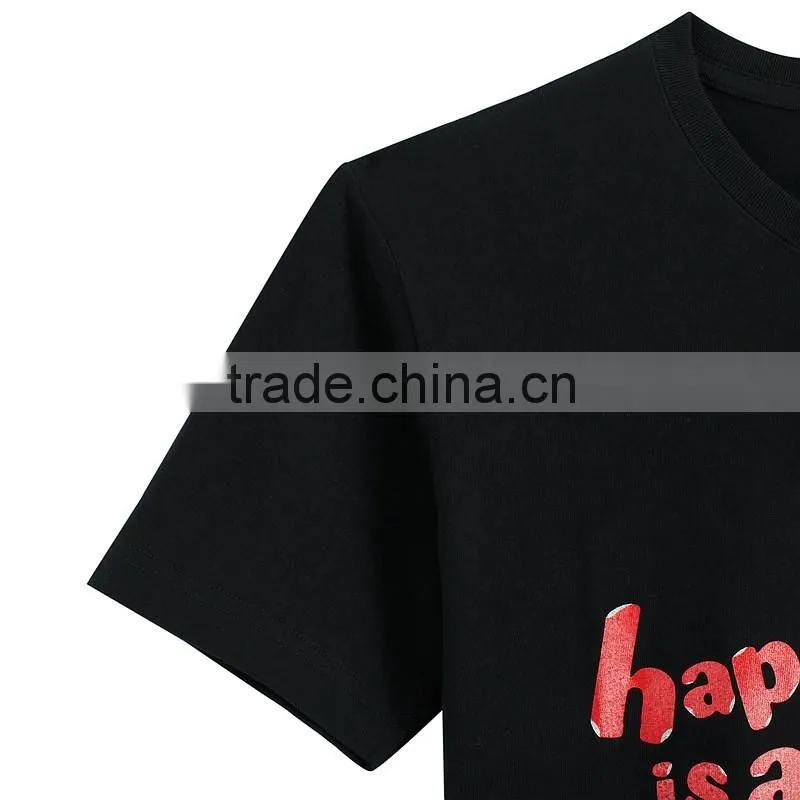 Mens Cotton Short Sleeve Custom Printed T-Shirt