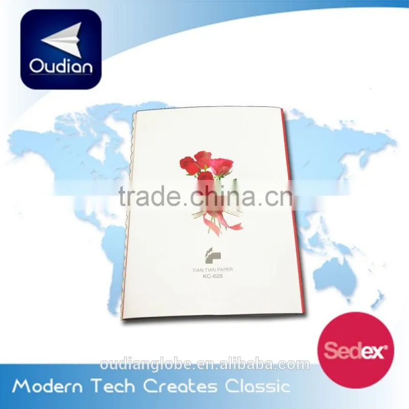 OEM Chinese new year greeting card with die-cut