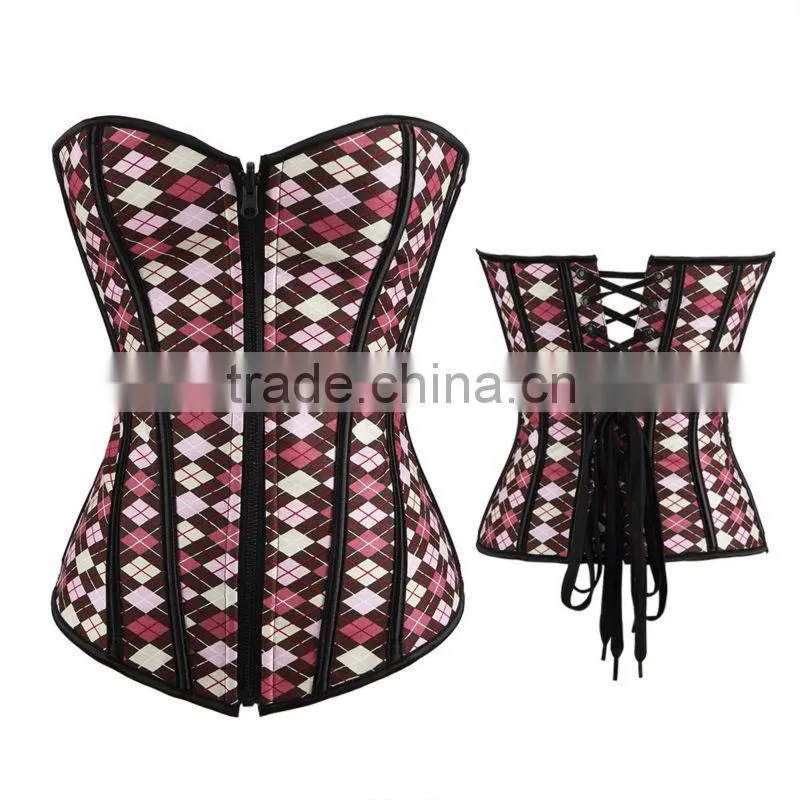 Good quality steel boned waist slimming corset