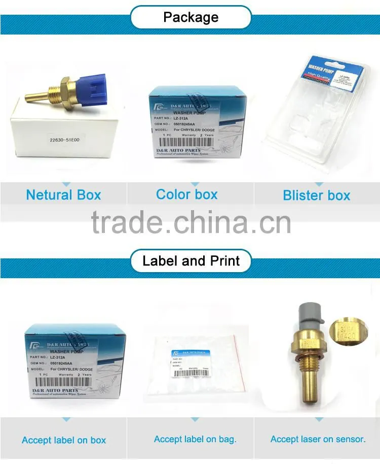 Coolant Water Temperature Sensor for FIAT/OPEL/RENAULT 1338443/ 4393601/ 7700582688