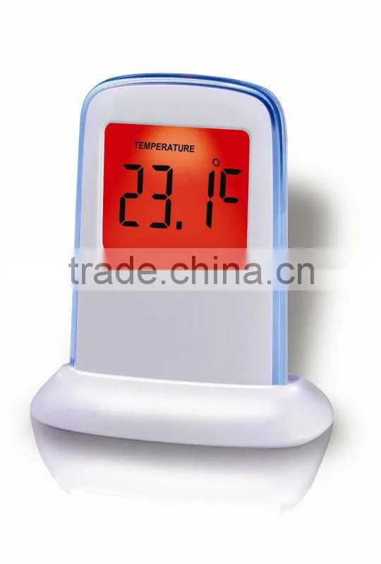 hot! home design led color change travel digital alarm clock