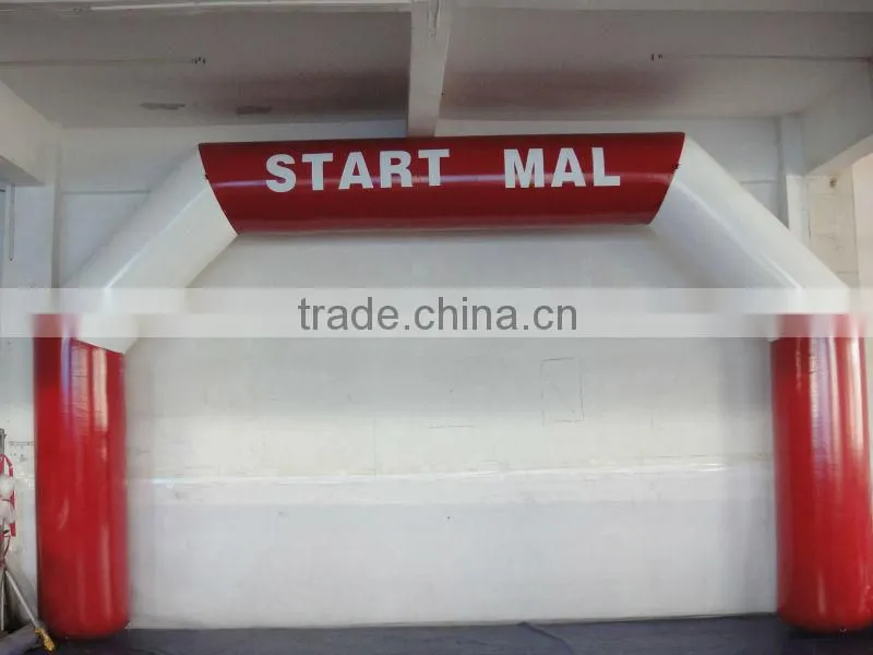 2015 red inflatable arch for wedding/inflatable advertising for Christmas