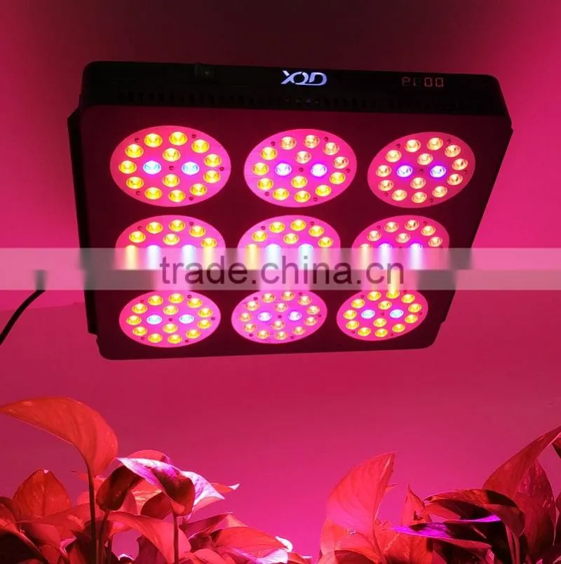 XQD 270W greenhouse 3w chip led grow light hydroponic grow lighting