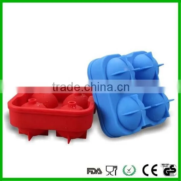 Best selling durable food grade silicone ice tray custom ice ball maker