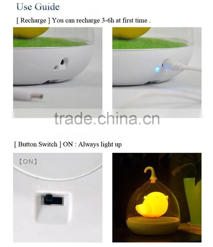 Birdcage Sensor funny touch Lamp LED Night Light with USB