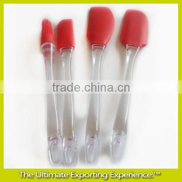 silicone butter scraping,Colorful silicone kitchen utensils scraping butter