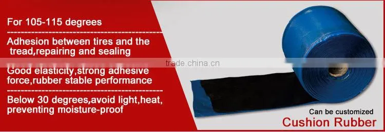 China manufactures tire tread rubber on hot sale