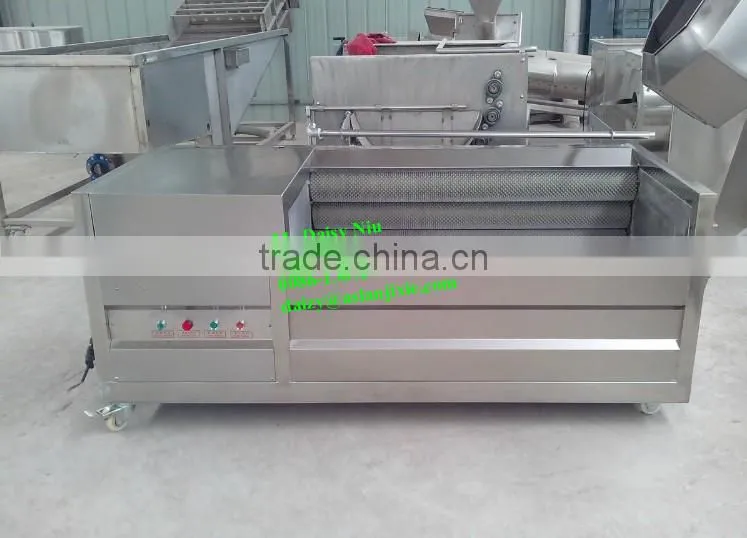 automatic fruit and vegetable brush peeler