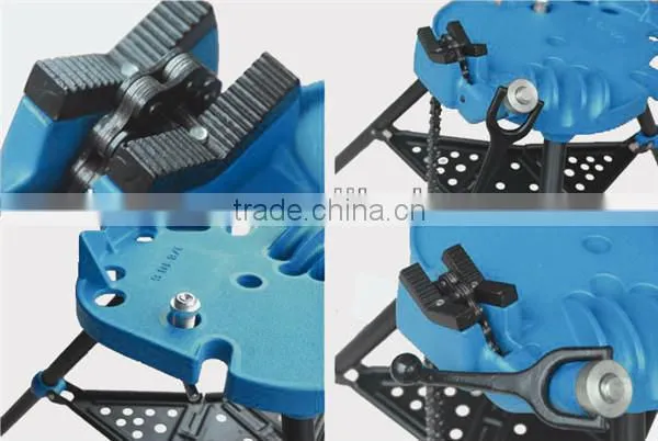 HAOBAO H401 Tripod Pipe Vise Stand, Vertical Vise, Pipe Stand