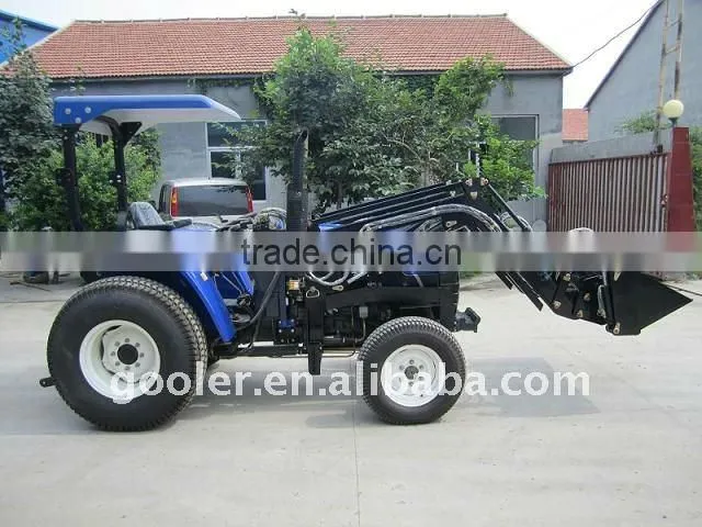 Turf tyre LZ404 4WD 40HP wheeled tractors with sunshade