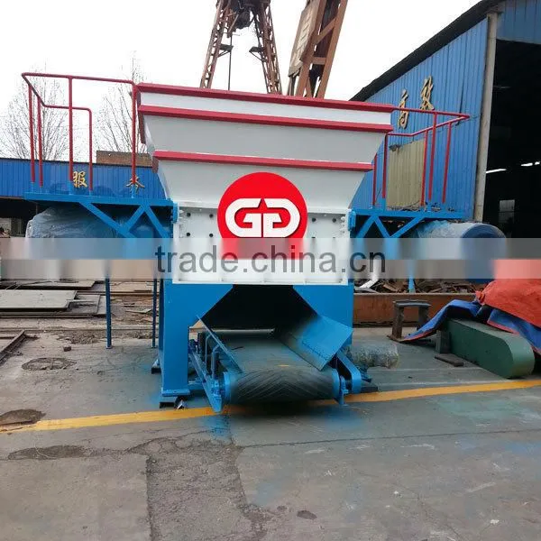 Widely used complete models double shaft home wood shredder