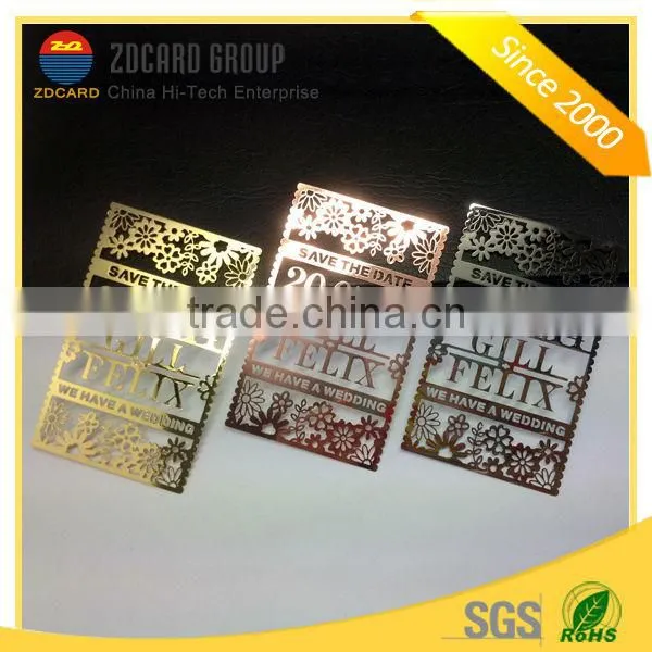 OEM high quality business card metal
