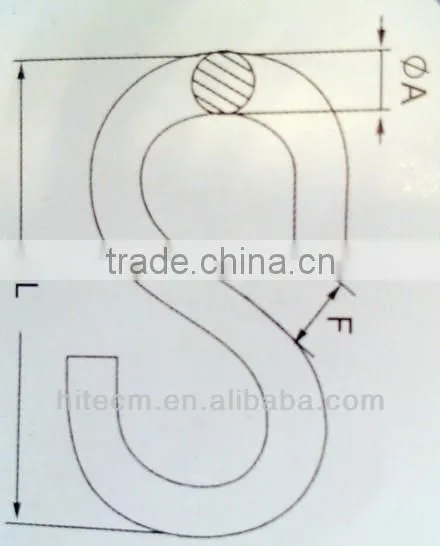 316 stainless steel S hook