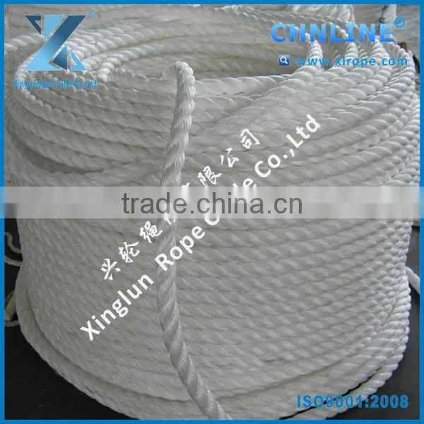 soft polyethylene rope/ twist pe rope/3-strand hdpe rope for sale
