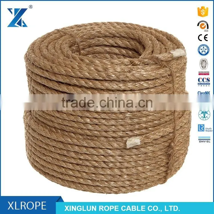 XLROPE 3 strand twisted Manila rope for sale