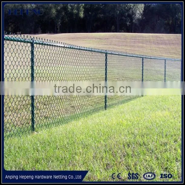 Hot Sale Electro Galvanized Chain Link Fence For Garden/Sport Fence