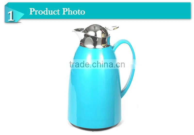 New design glass liner vacuum coffee jug,water flask drinking water pot(JGCD-C)