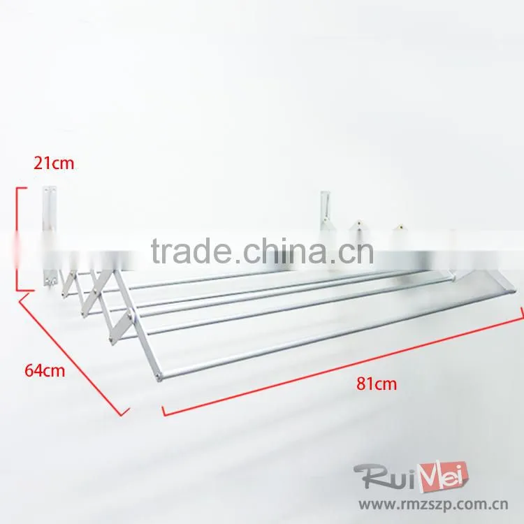 solid metal folding towel display rack
