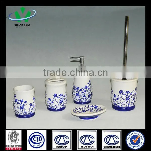 Hot Style Ceramic Europe Bathroom Accessory Set
