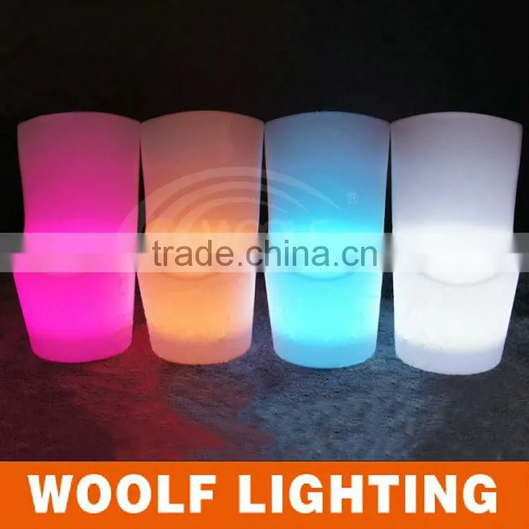 Waterproof Outdoor Illuminated Color LED Restaurant Furniture