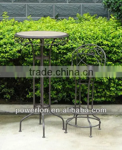 For bar high chair and high table outdoor furniture